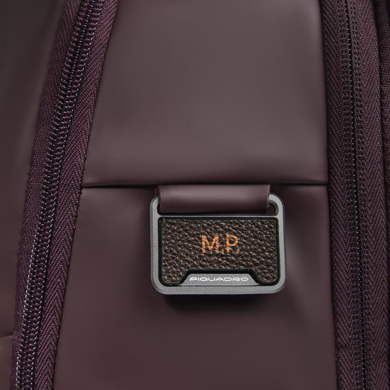 Water resistant backpack with fast-check opening