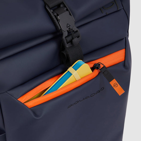 Sac à dos roll-top déperlant pour ordinateur 15,6"