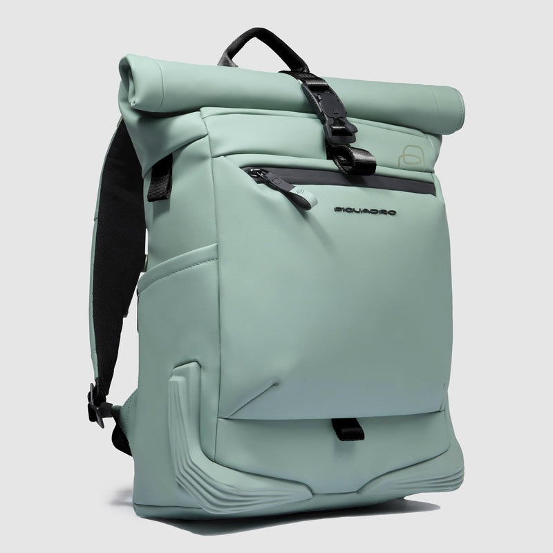 Wasserfester Roll-top Laptop-Rucksack 15,6" 