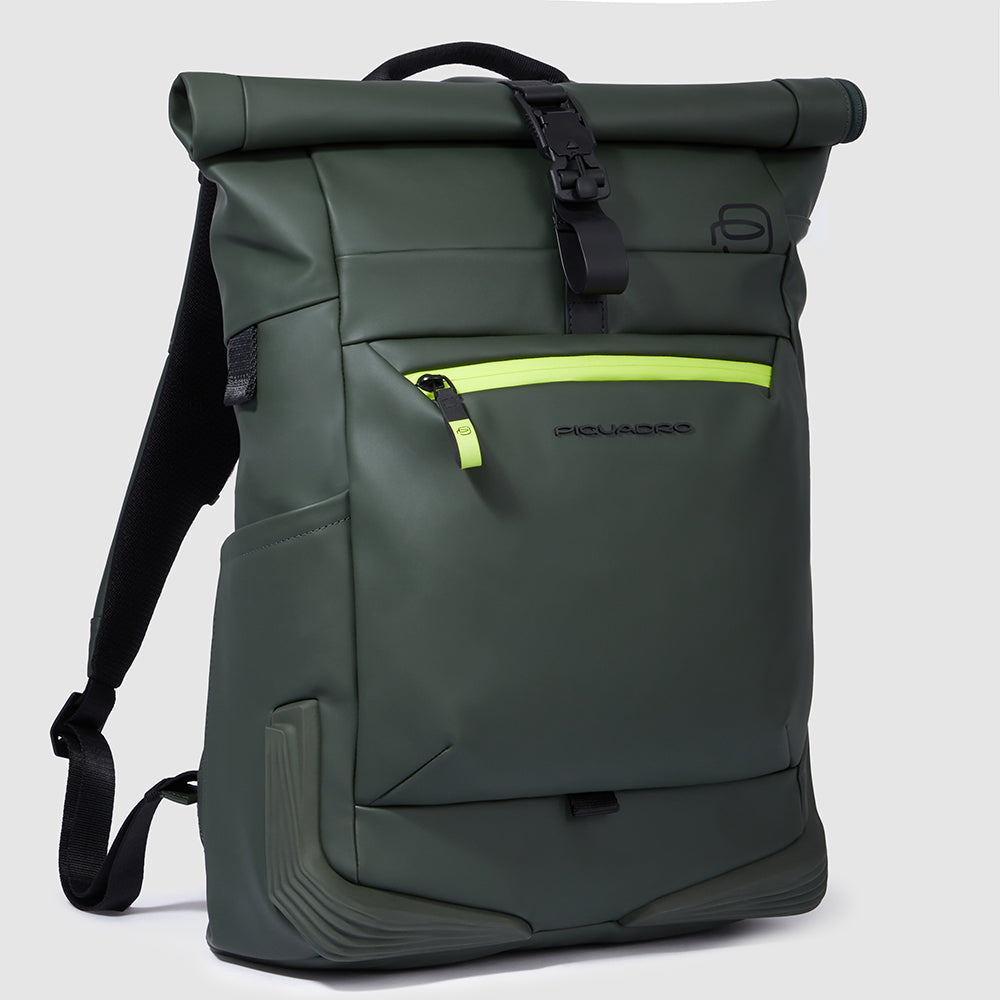 15.6 laptop rolling backpack Water resistant roll top backpack for laptop 15,6