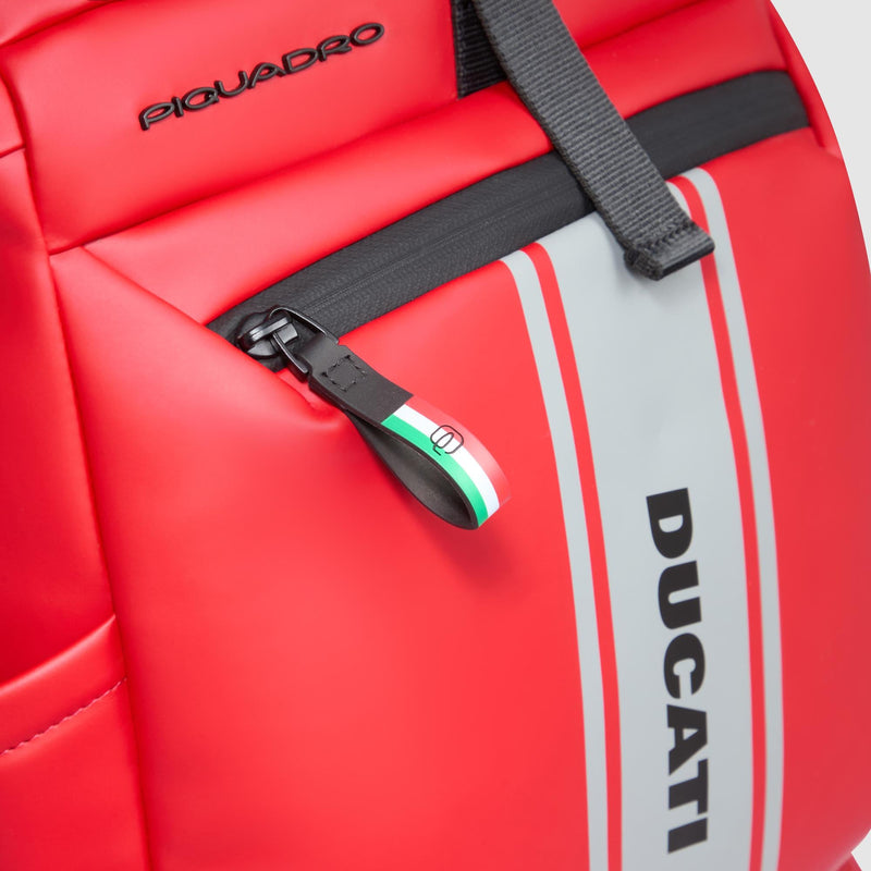 Roll top laptop backpack "Piquadro x Ducati"