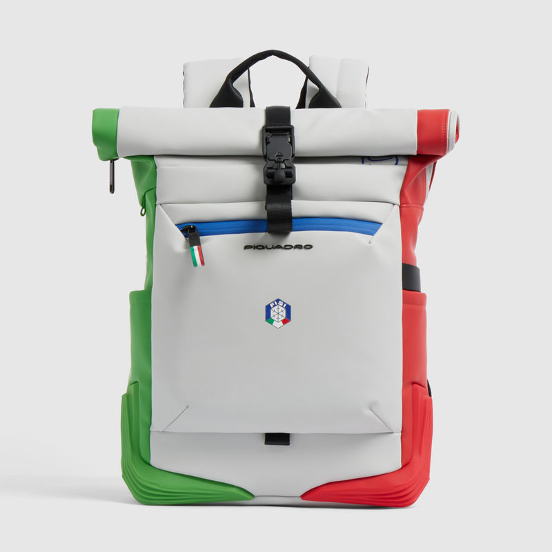 Roll-top Laptop-Rucksack 15,6" "Piquadro x FISI" 