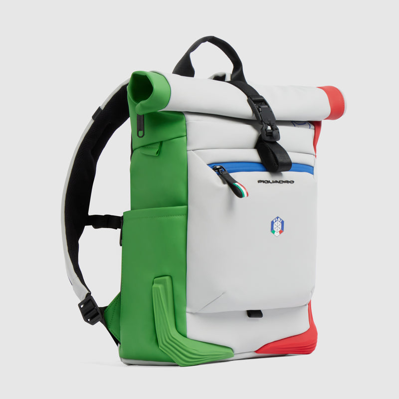 Piquadro x FISI" roll top, laptop backpack 15,6" - 2