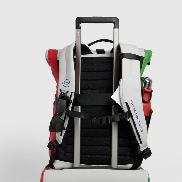 Piquadro x FISI" roll top, laptop backpack 15,6" - 3
