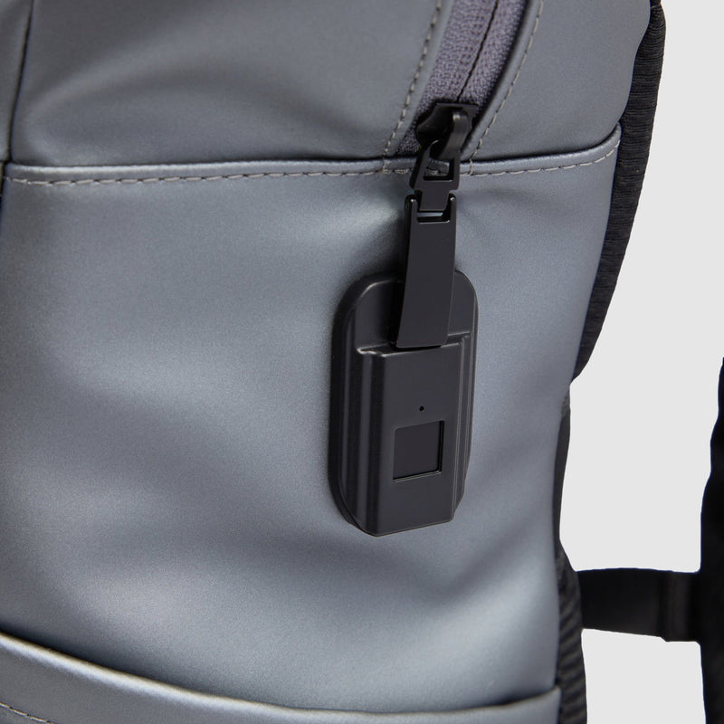 Water resistant roll top bike backpack