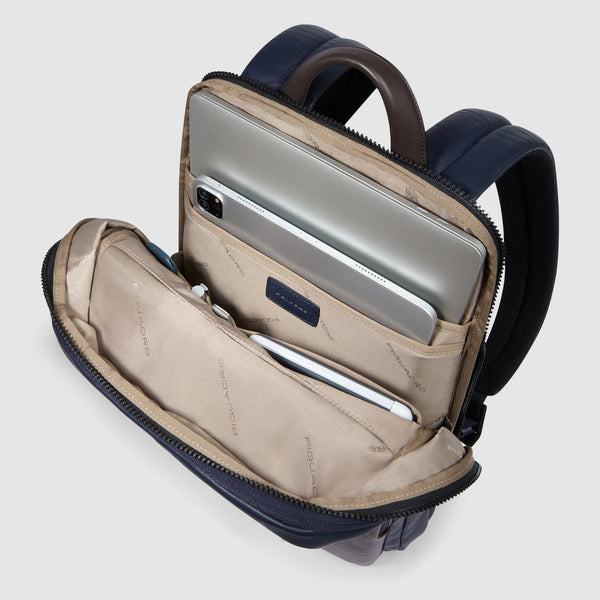 Zaino uomo sottile porta pc 14", espandibile
