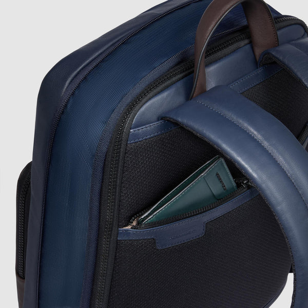 Zaino uomo sottile porta pc 14", espandibile