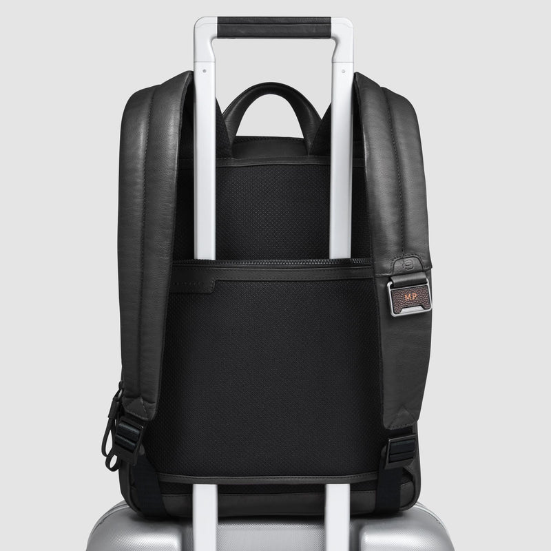 Zaino uomo sottile porta pc 14", espandibile