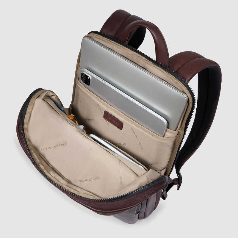 Zaino uomo sottile porta pc 14", espandibile