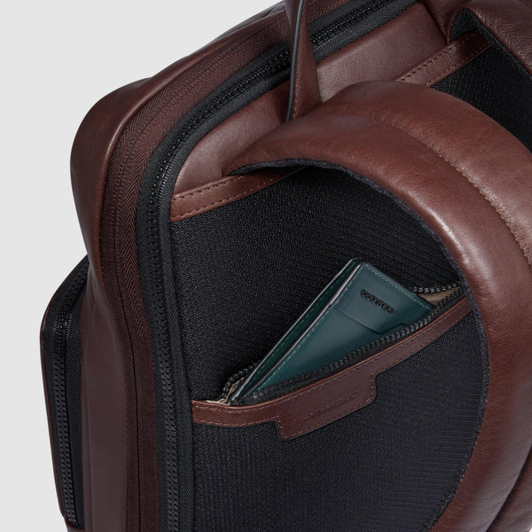 Zaino uomo sottile porta pc 14", espandibile