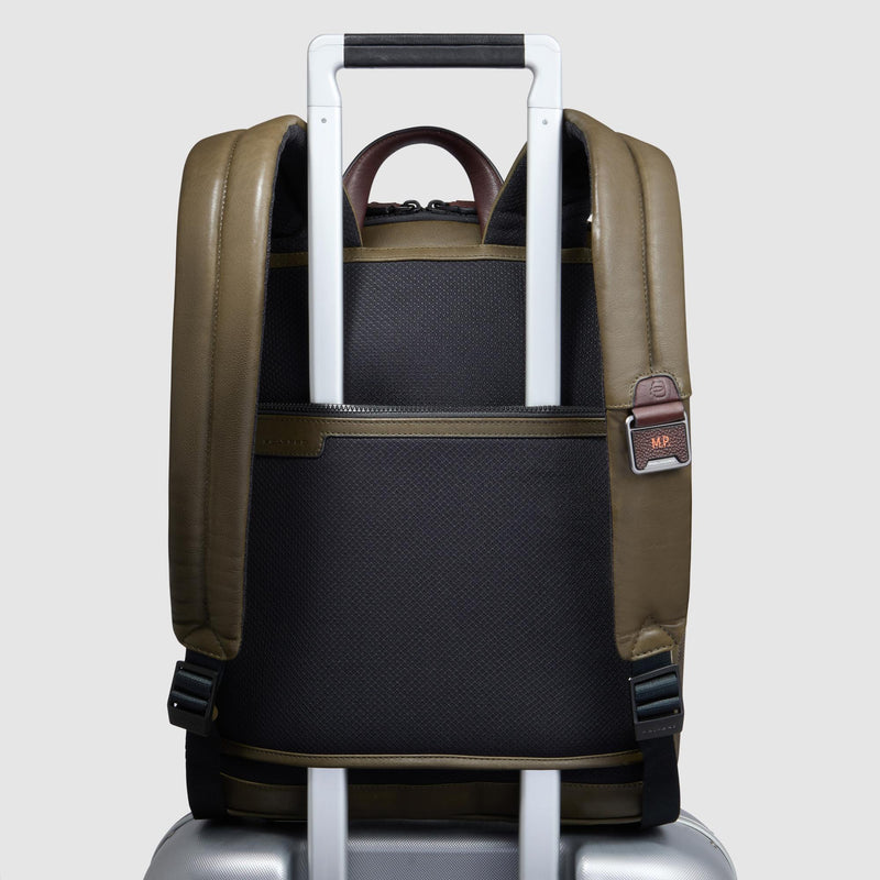 Zaino uomo sottile porta pc 14", espandibile