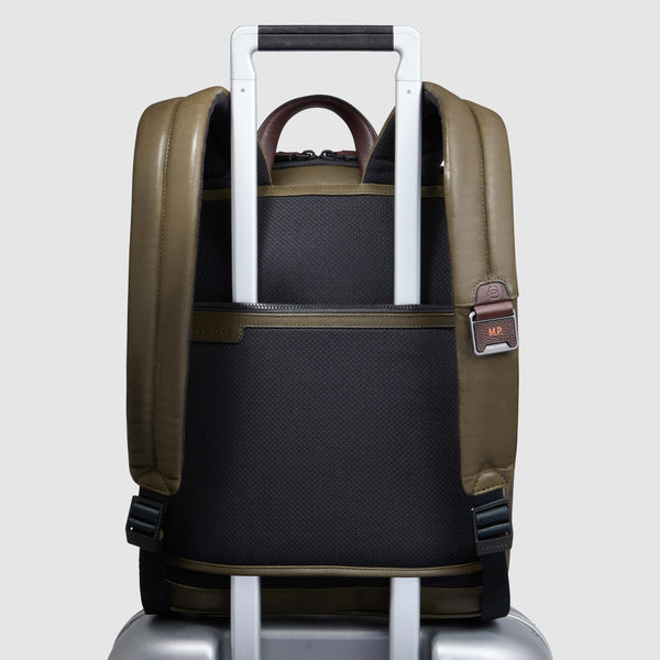Zaino uomo sottile porta pc 14", espandibile
