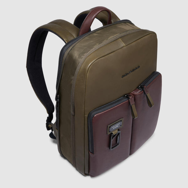 Zaino uomo sottile porta pc 14", espandibile