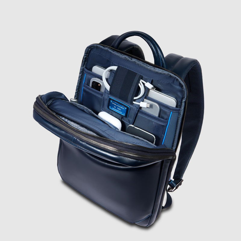Personalizable Leather Laptop Backpack 14"