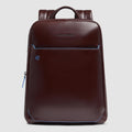 Personalizable Leather Laptop Backpack 14" - Mahogany