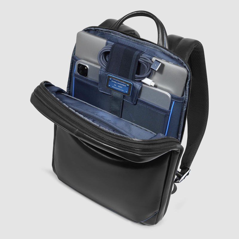 Personalizable Leather Laptop Backpack 14"