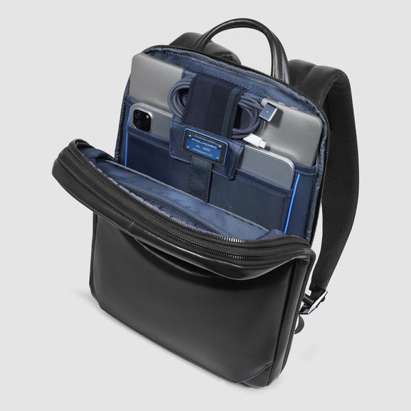 Personalizable Leather Laptop Backpack 14" - 5