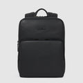 Slim Expandable Leather Laptop Backpack 14"