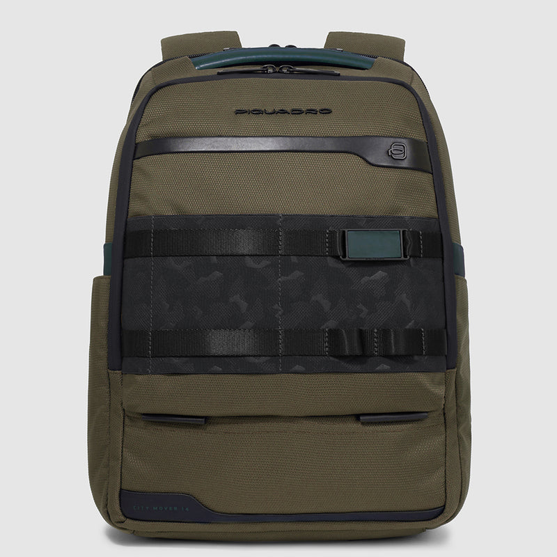 Personalizable, modular laptop backpack 14"