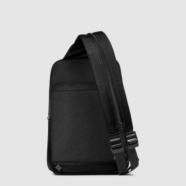 Sling bag in recycled fabric
