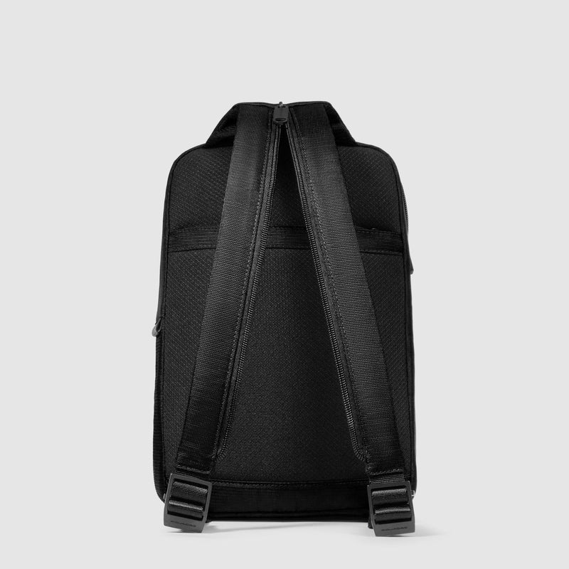 Sling bag in recycled fabric