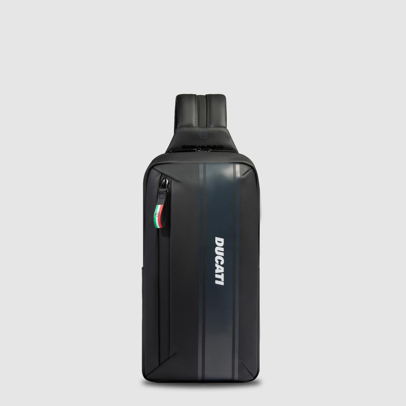 Water resistant sling bag "Piquadro x Ducati"