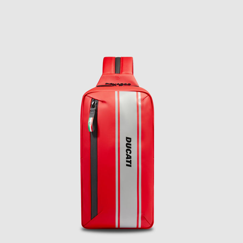 Zaino monospalla uomo "Piquadro x Ducati" 