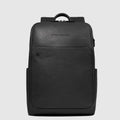 Leather Laptop Backpack 14" with Anti-Theft Cable
