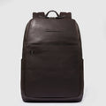 Leather Laptop Backpack 14" with Anti-Theft Cable