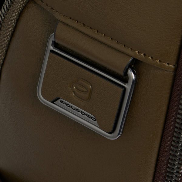 Leather Laptop Backpack 14" with Anti-Theft Cable - 6