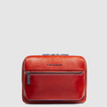 Leather iPad® mini Crossbody Bag with AirPods® Pocket