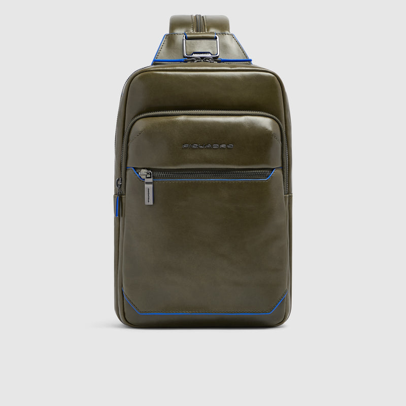 Leather Sling Bag Convertible to Backpack