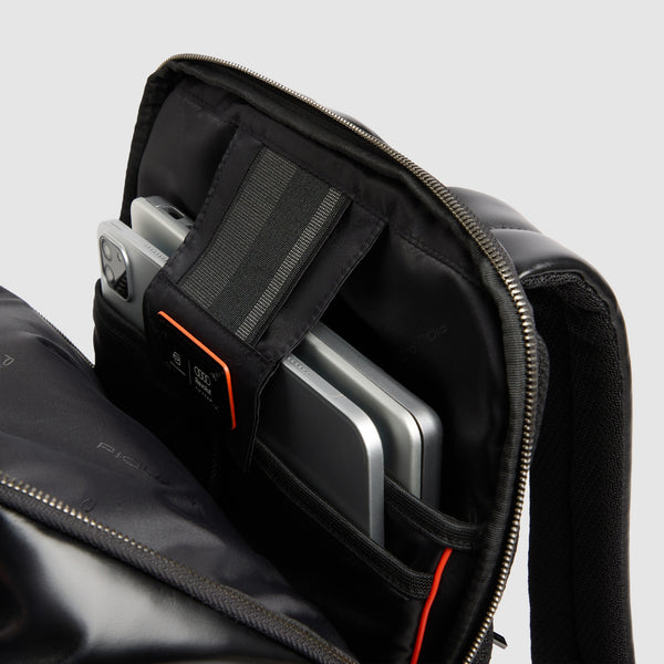 Leather 15.6" Laptop Backpack with Shoe Compartment - 4