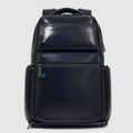 Leather 15.6" Laptop Backpack with Shoe Compartment