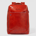 Leather Laptop Backpack 15.6" Blue Square