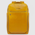 Leather Laptop Backpack 15.6" Blue Square