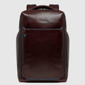 Leather Laptop Backpack 15.6" Blue Square
