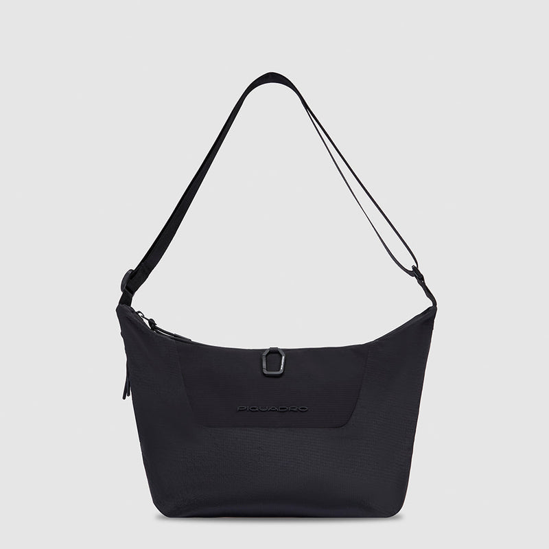 Sac à bandoulière rond moyen en tissu