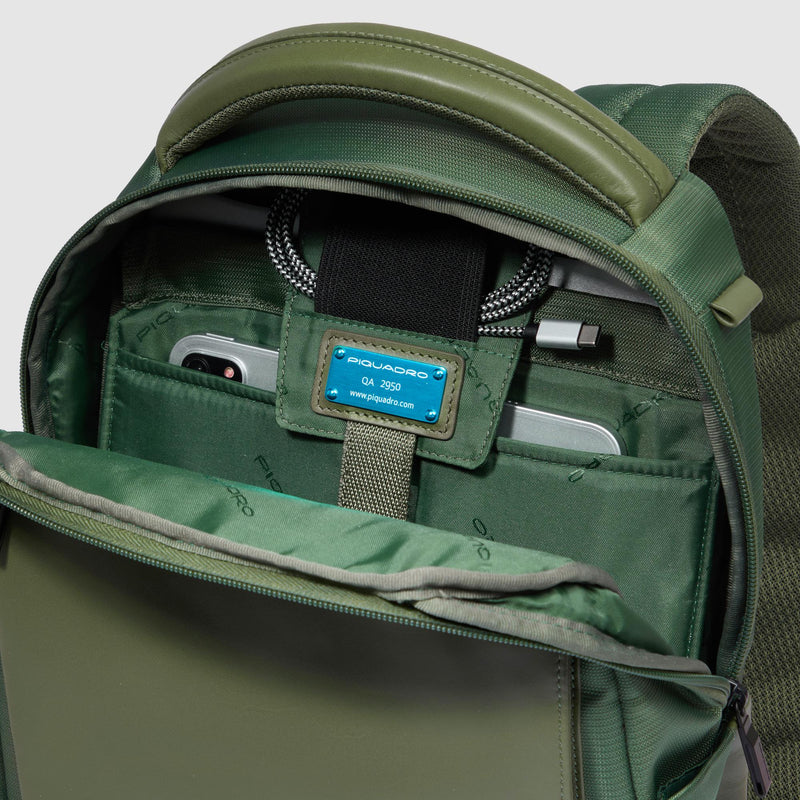 Laptop backpack 13,3" in recycled fabric