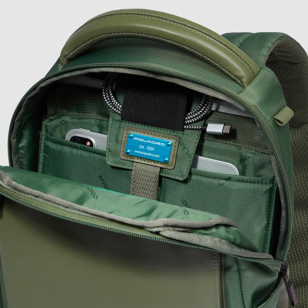 Laptop backpack 13,3" in recycled fabric