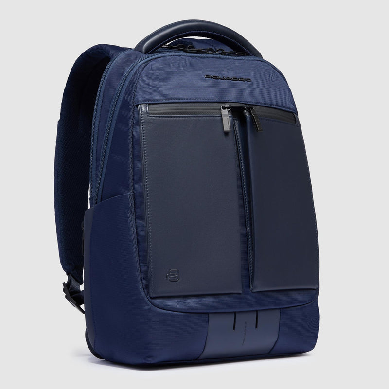 Laptop backpack 14" in recycled fabric