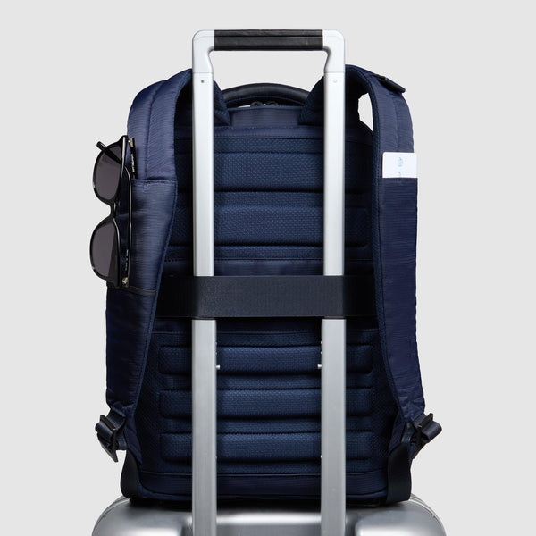 Laptop backpack 14" in recycled fabric
