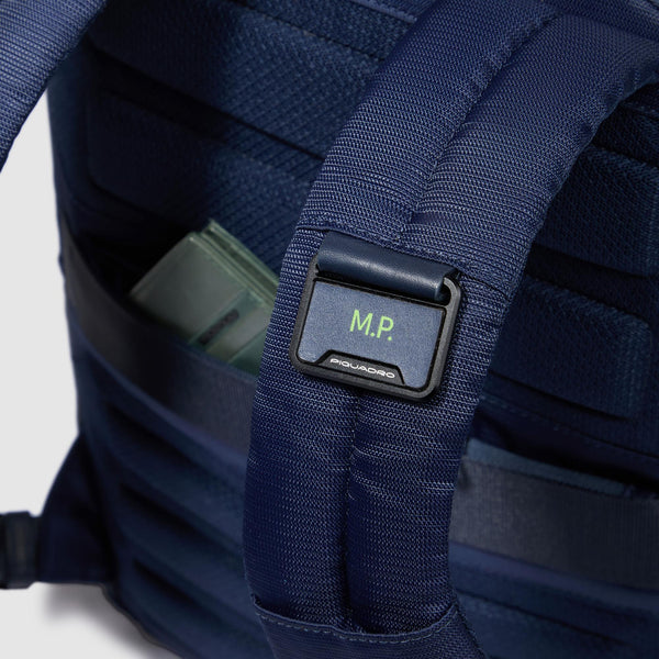 Laptop backpack 14" in recycled fabric