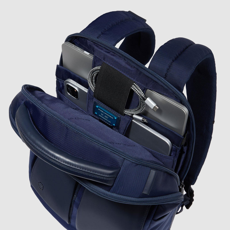 Laptop backpack 14" in recycled fabric