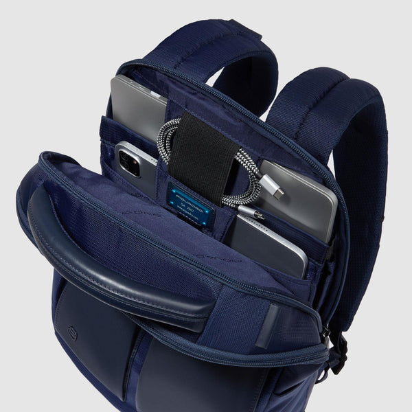 Laptop backpack 14" in recycled fabric