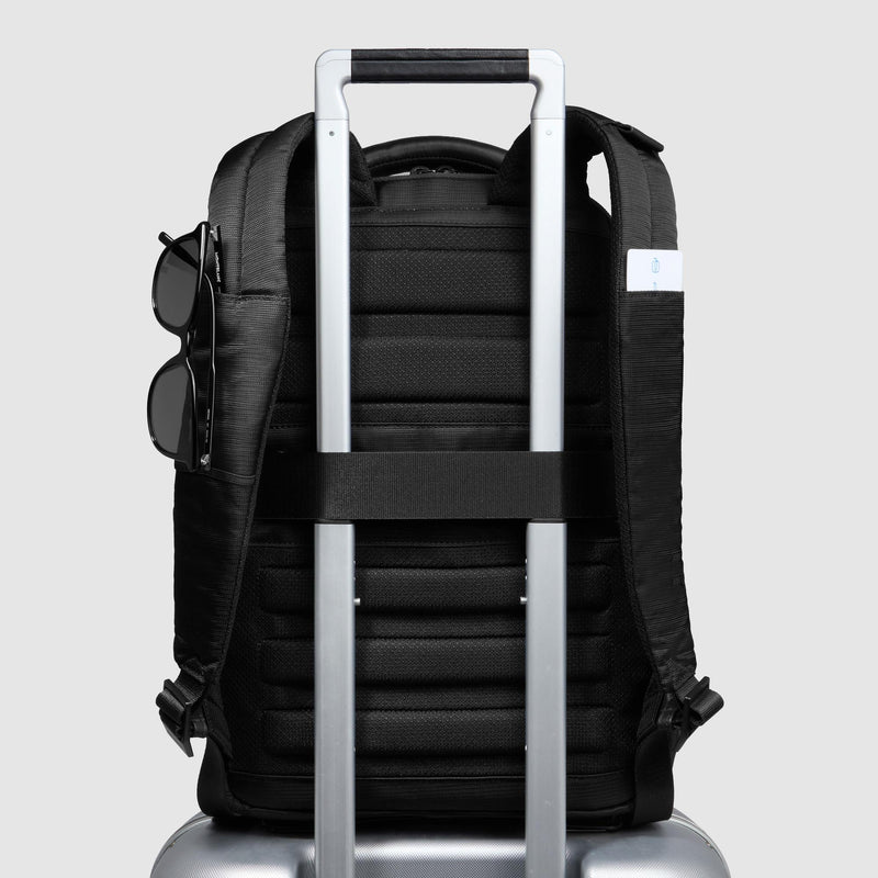 Laptop backpack 14" in recycled fabric