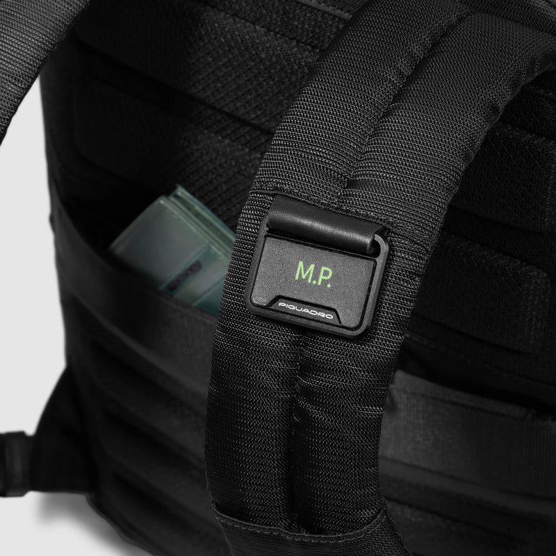 Laptop backpack 14" in recycled fabric