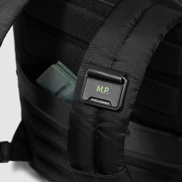 Laptop backpack 14" in recycled fabric