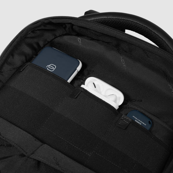 Laptop backpack 14" in recycled fabric