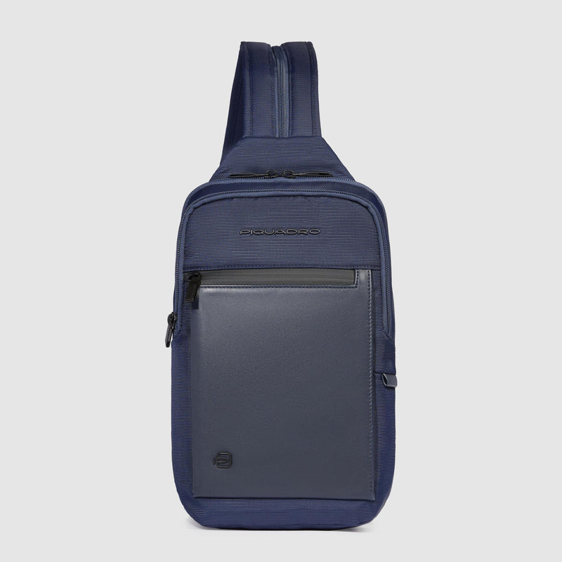 Sling bag for iPad®mini in recycled fabric